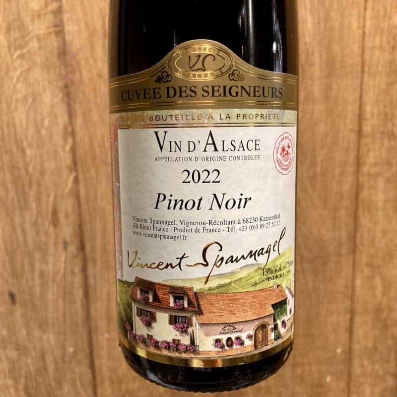 Pinot Noir 2023 Cuvée des Seigneurs Domaine Vincent Spannagel