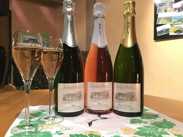 Crémants d’Alsace Brut, Rosé et Brut Nature du Domaine Vincent Spannagel